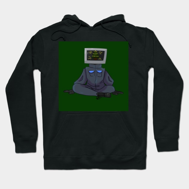 Virginia TV Head Cryptid Hoodie by VazMas Design